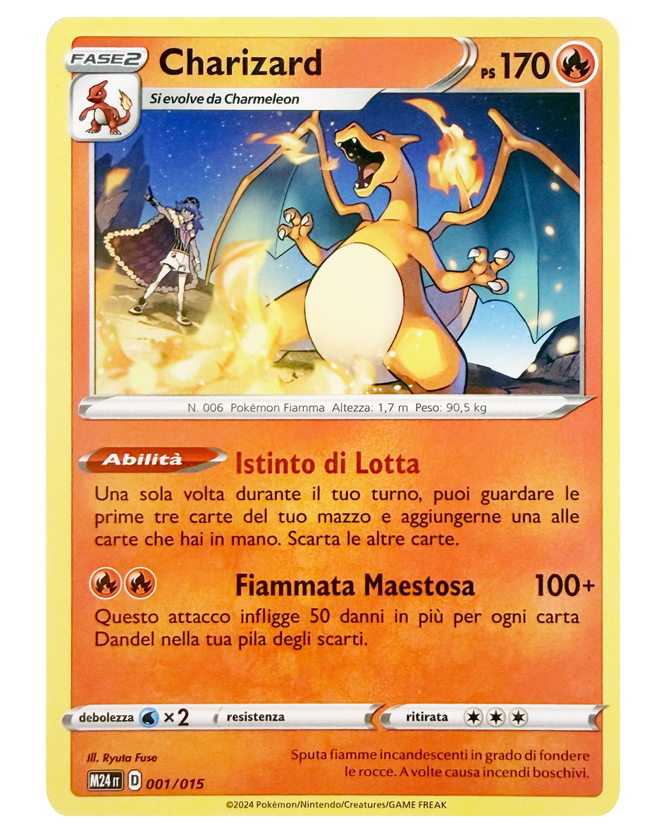 001-015 M24 Charizard - ITALY