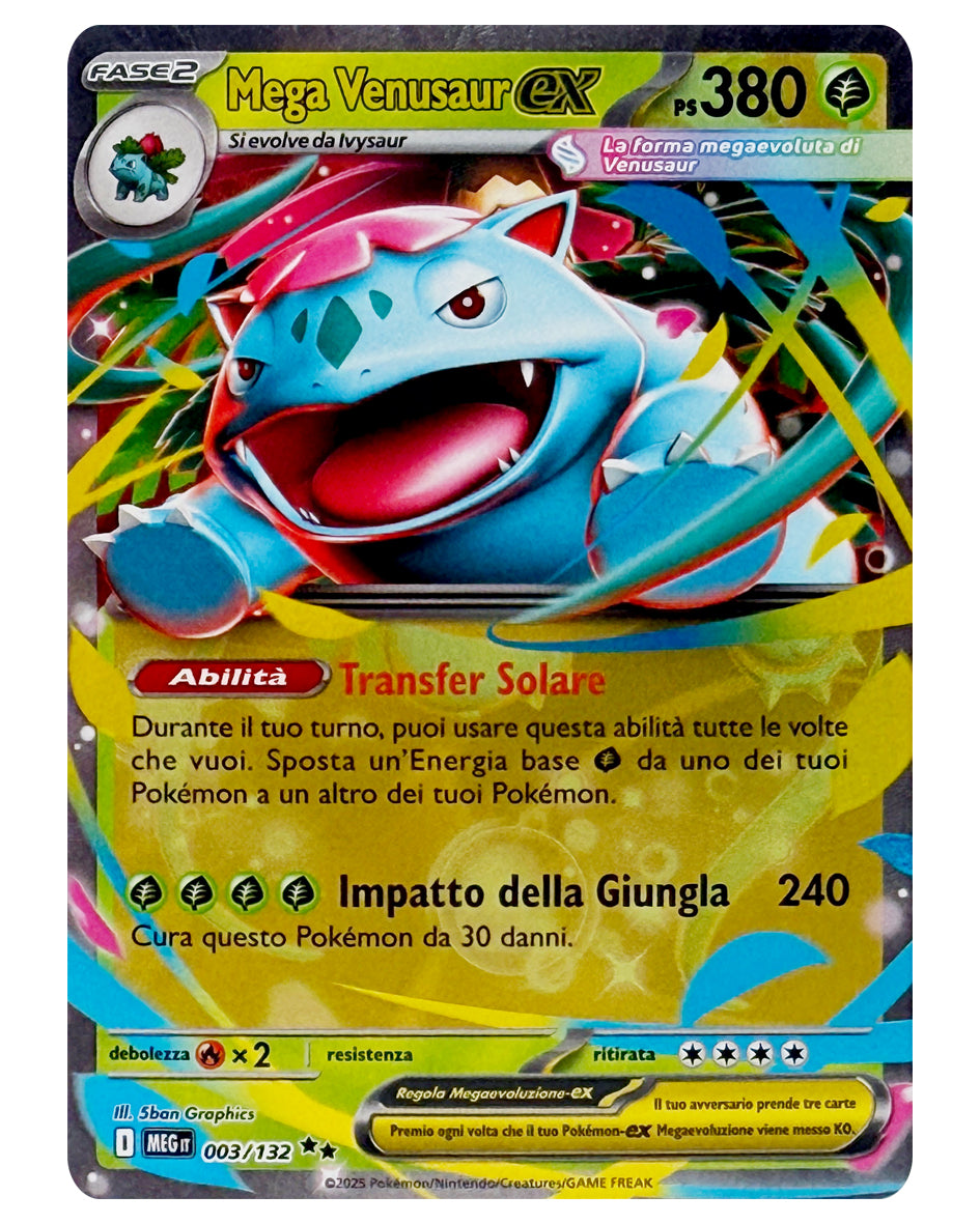 003-132 MEG Mega Venusaur ex - ITALY
