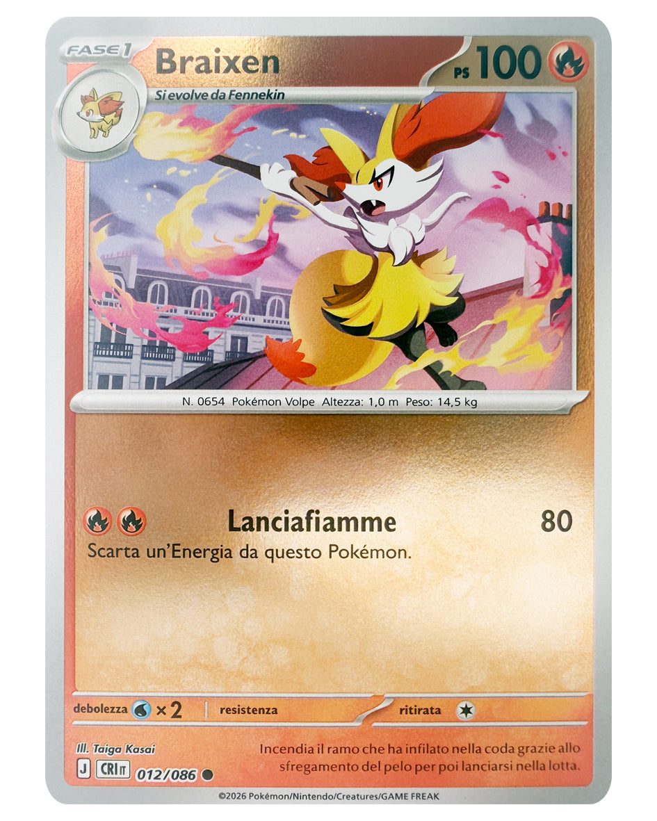 012-086 CRI Braixen - REVERSE