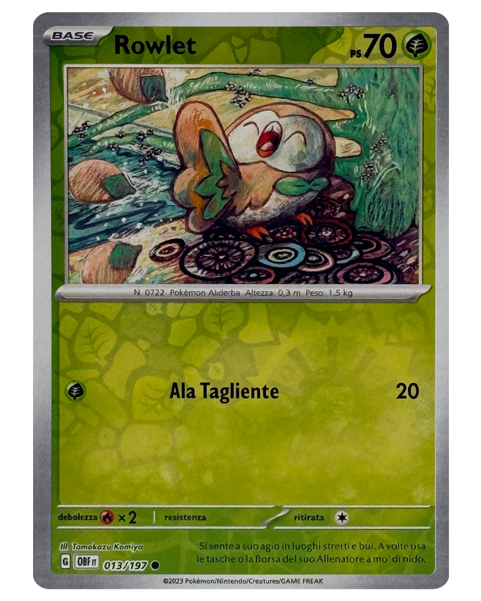 013-197 OBF Rowlet - REVERSE - ITALY