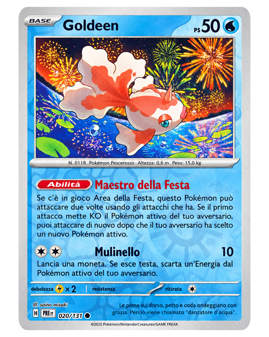 020-131 PRE Goldeen - REVERSE - ITALIAN