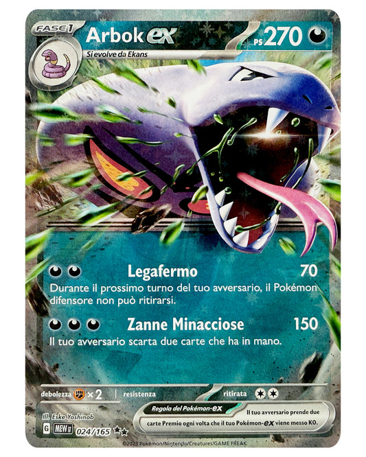024-165 MEW Arbok ex