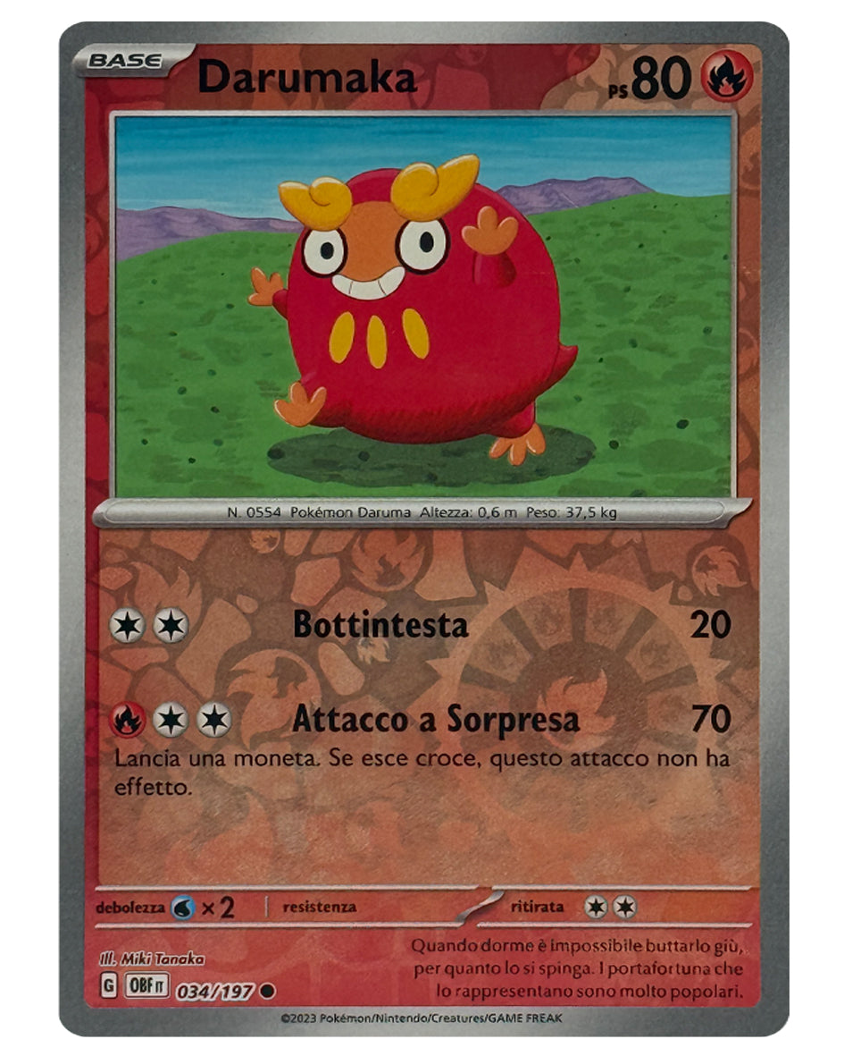 034-197 OBF Darumaka - REVERSE - ITALY