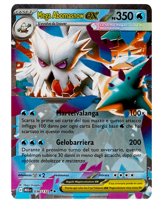 036-132 MEG Mega Abomasnow ex