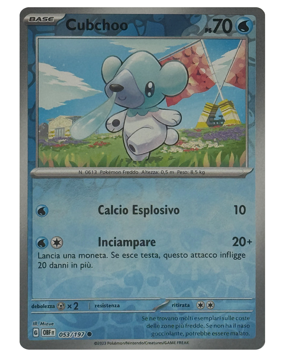 053-197 OBF Cubchoo - REVERSE - ITALY