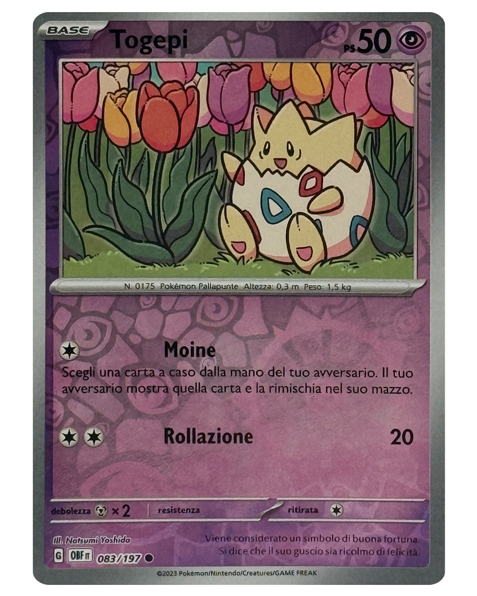 083-197 OBF Togepi - REVERSE - ITALY