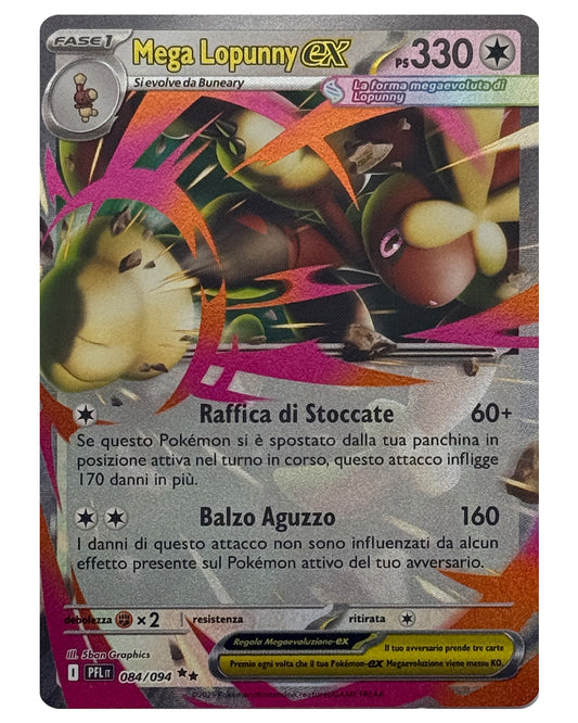 084-094 PFL Mega Lopunny ex - ITALY