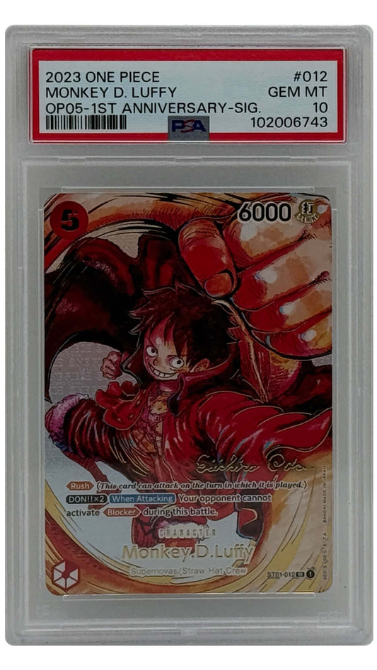 ST01-012 Monkey.D.Luffy - SN [102006743] - ENGLISH - PSA 10