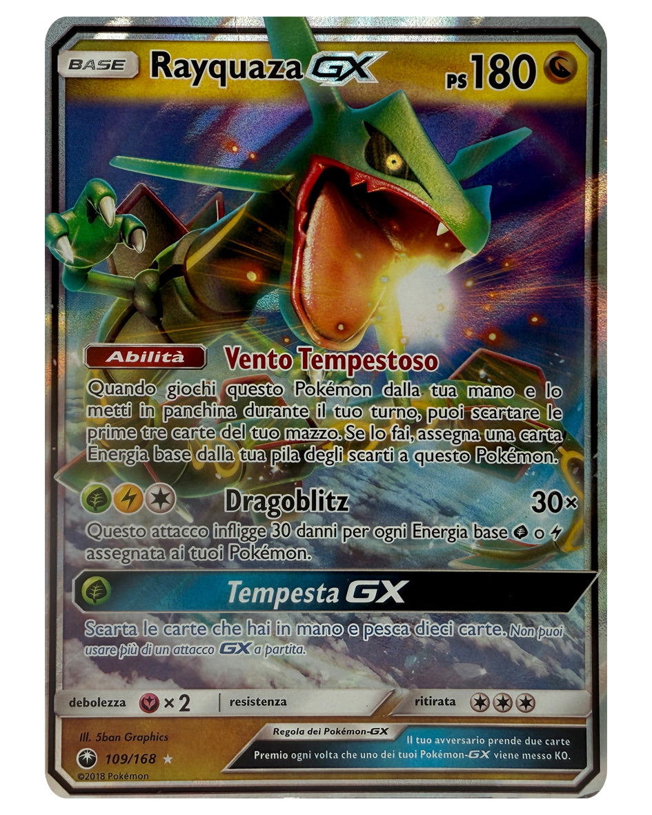 109-168 CES Rayquaza GX 