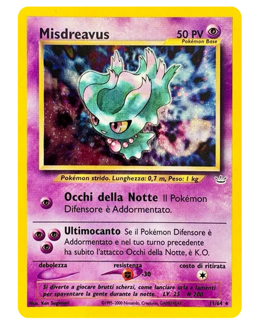 11-64 NR Misdreavus HOLO - ITALY