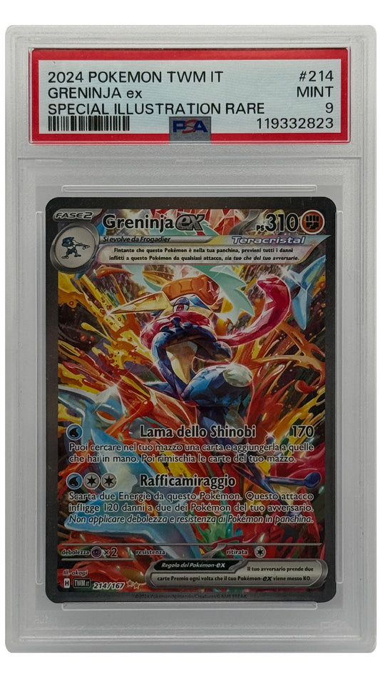 214-167 TWM Greninja ex SN [119332823] - ITALY - PSA9