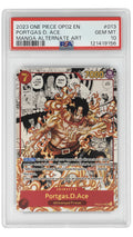 OP02-013 Portgas.D.Ace - SN [121419156] - ENGLISH - PSA 10