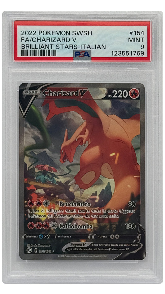 154-172 BRS Charizard V SN [123551769] - ITALY - PSA9