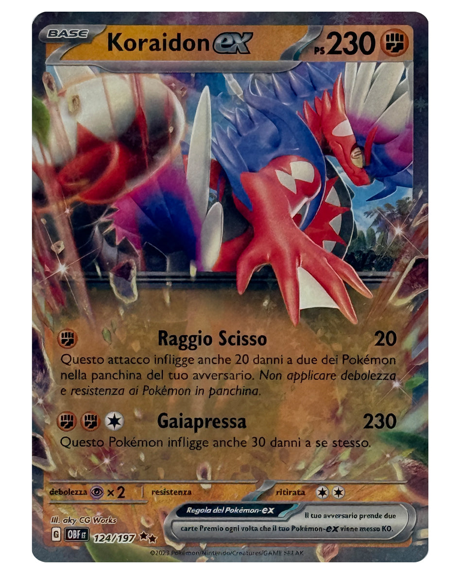 124-197 OBF Koraidon ex - ITALY