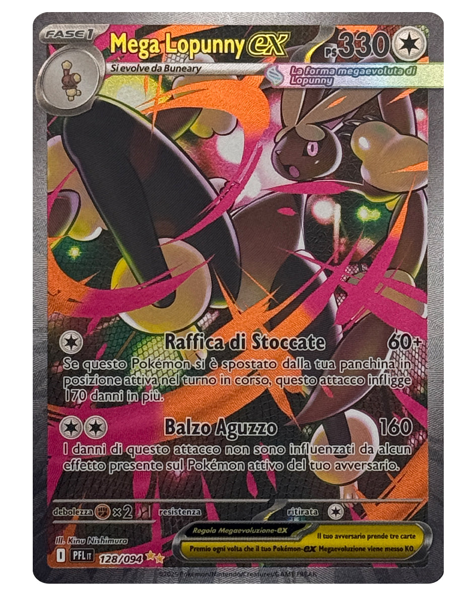 128-094 PFL Mega Lopunny ex - ITALY