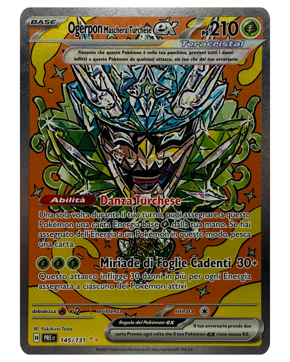 145-131 PRE Ogerpon Maschera Turchese ex