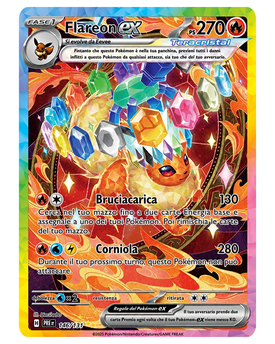 146-131 PRE Flareon ex - ITALIAN