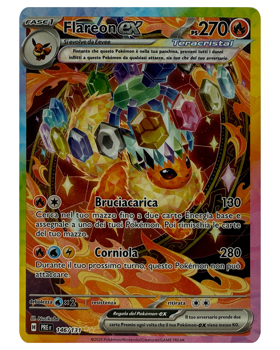 146-131 PRE Flareon ex