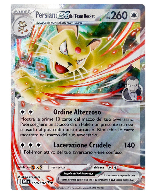 150-182 DRI Persian ex del Team Rocket 
