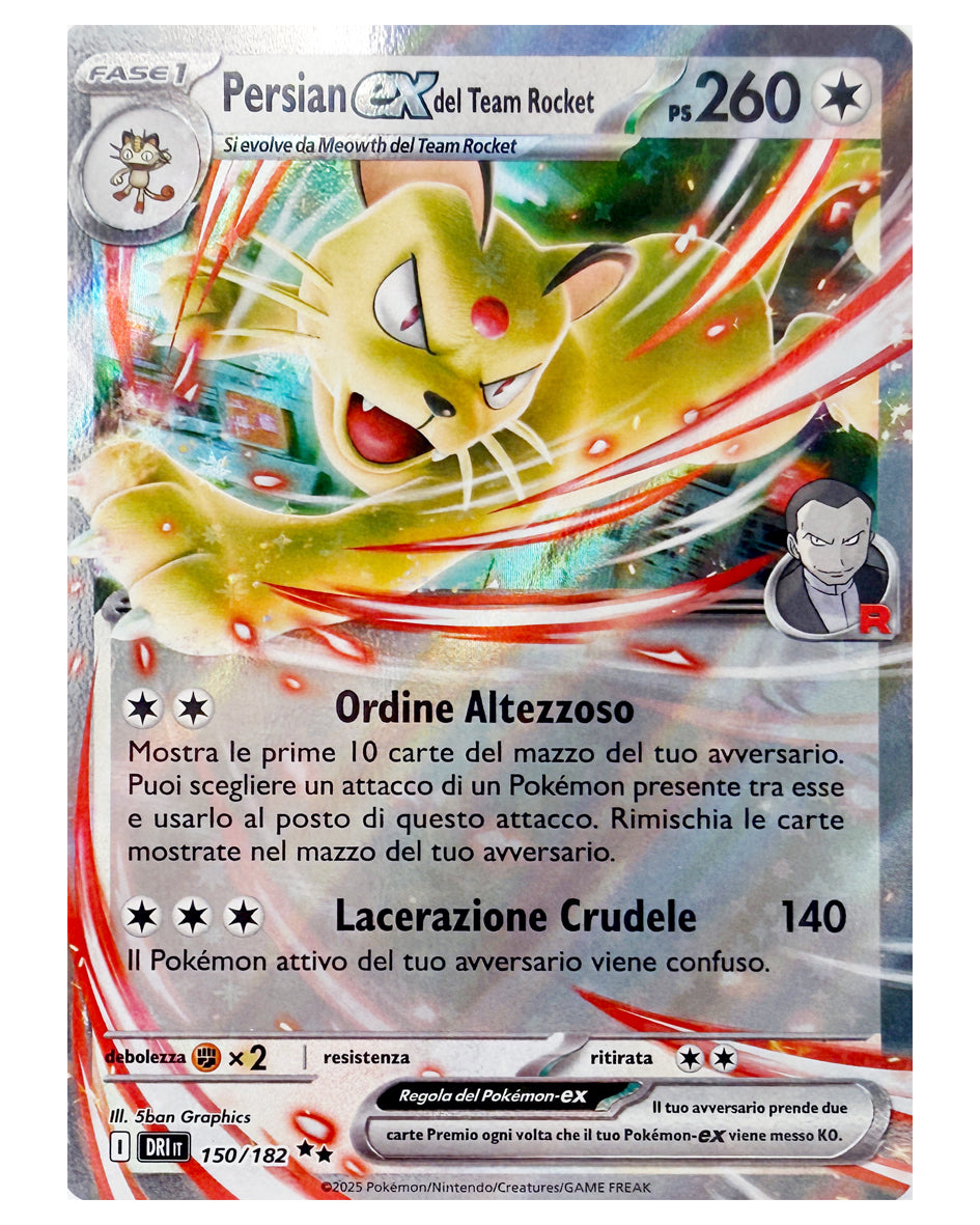 150-182 DRI Persian ex del Team Rocket 