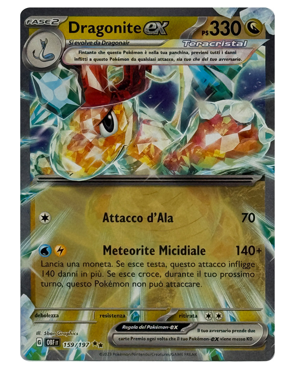 159-197 OBF Dragonite ex - ITALY