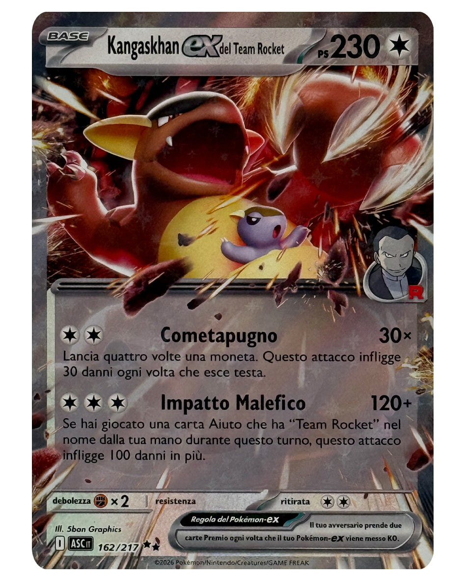 162-217 ASC Kangaskhan ex del Team Rocket