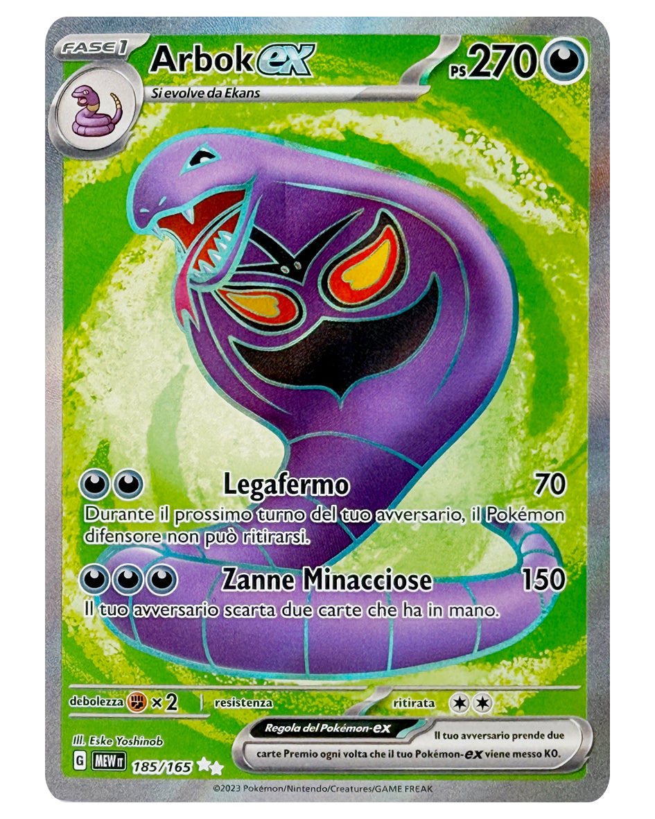 185-165 MEW Arbok ex