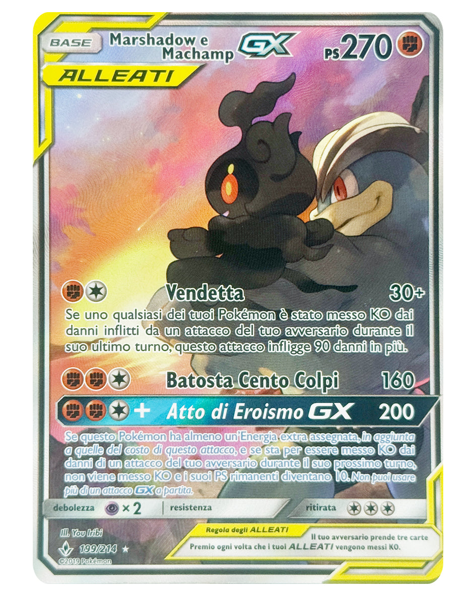 199-214 UNB Marshadow e Machamp GX