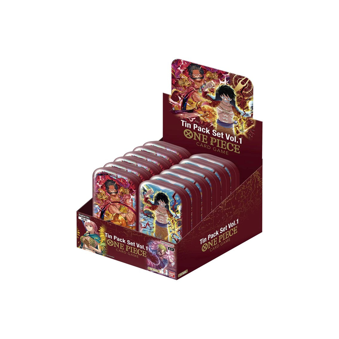 One Piece Card Game Tin Pack Set - TS01 - EN Mini Tin