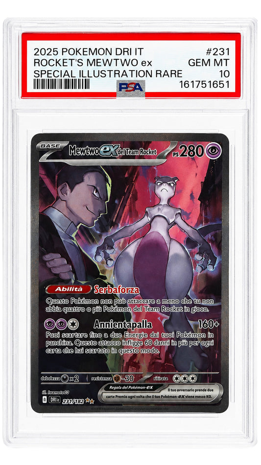 231-182 DRI Mewtwo ex del Team Rocket
