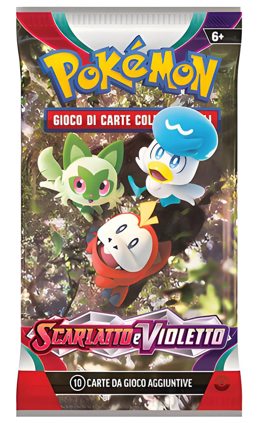 Bustine Pokémon Scarlato & Violetto 4 Art Work - Scarlato & Violetto - ITALY
