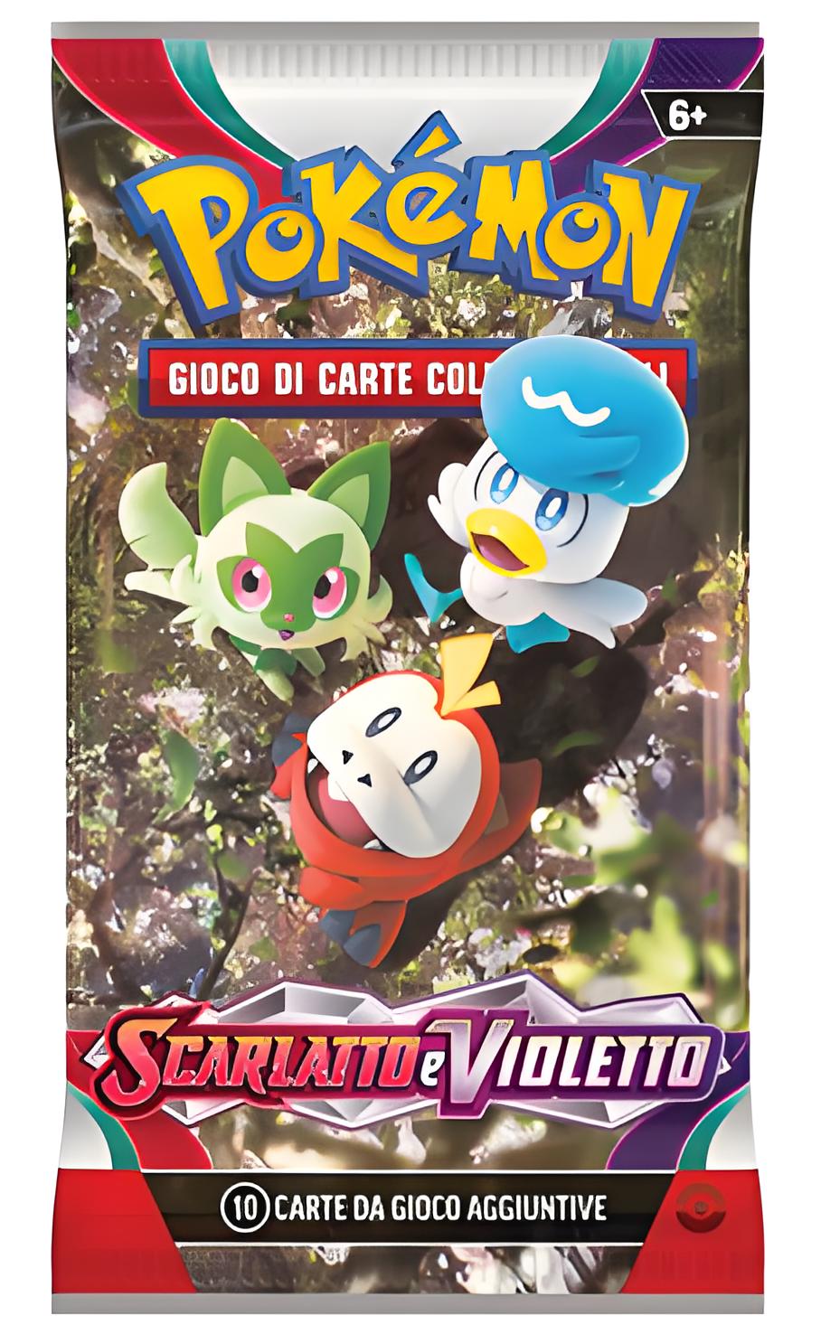 Bustine Pokémon Scarlato & Violetto 4 Art Work - Scarlato & Violetto - ITALY