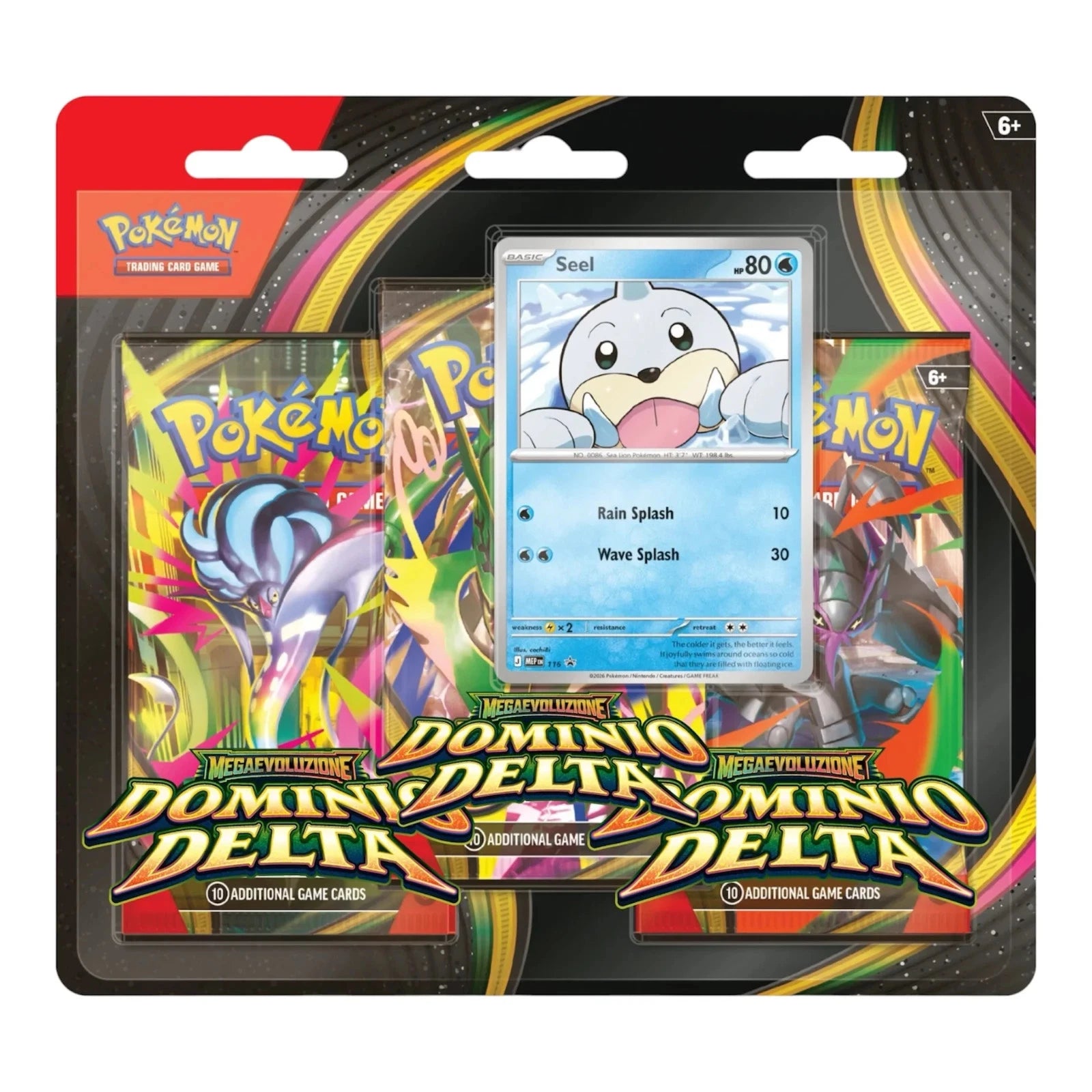 Pokémon Megaevoluzione Dominio Delta Blister da 3 Buste - ITALIAN