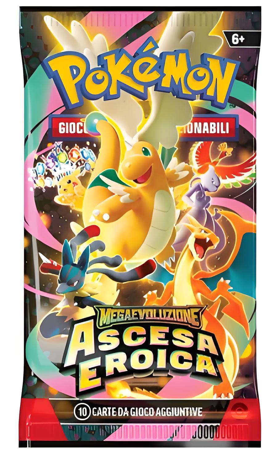 Bustine Pokémon Ascesa Eroica - Mega Evoluzione - ITALY