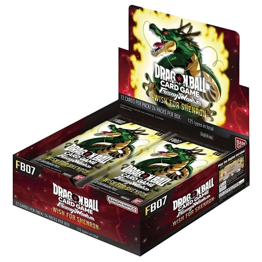 FB07 Wish for Shenron Booster Box 24X - Dragonball Super Card Game Fusion World - ENGLISH