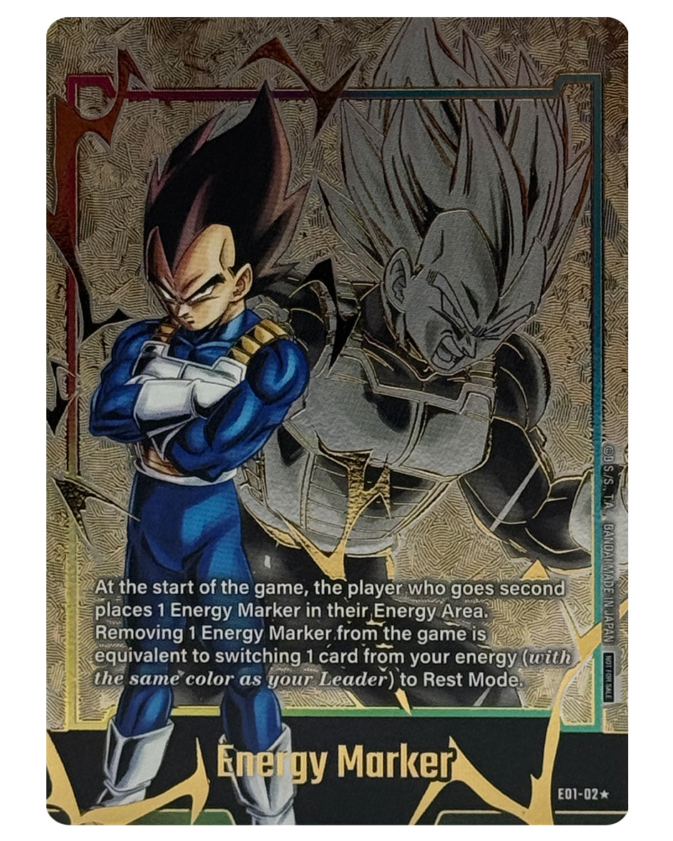 E01-02 Vegeta Energy Maker - ENGLISH