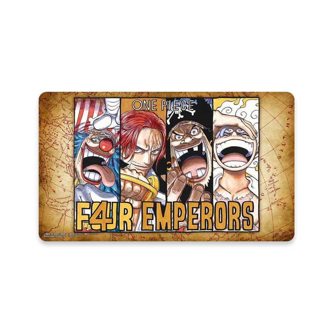 One Piece Card Game Four Emperors Official Playmat Limited Edition Vol.2 Tappetino e Porta mazzo