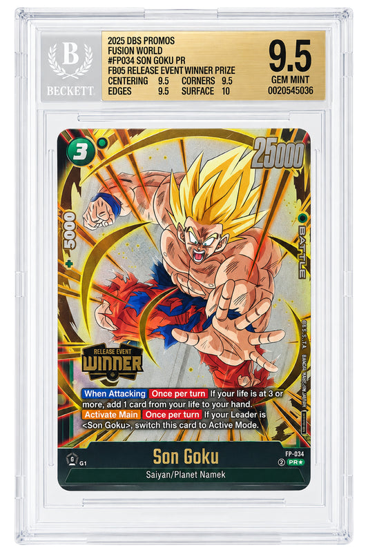 FP-034 Son Goku - SN [0020545036] - ENGLISH - BGS 9.5