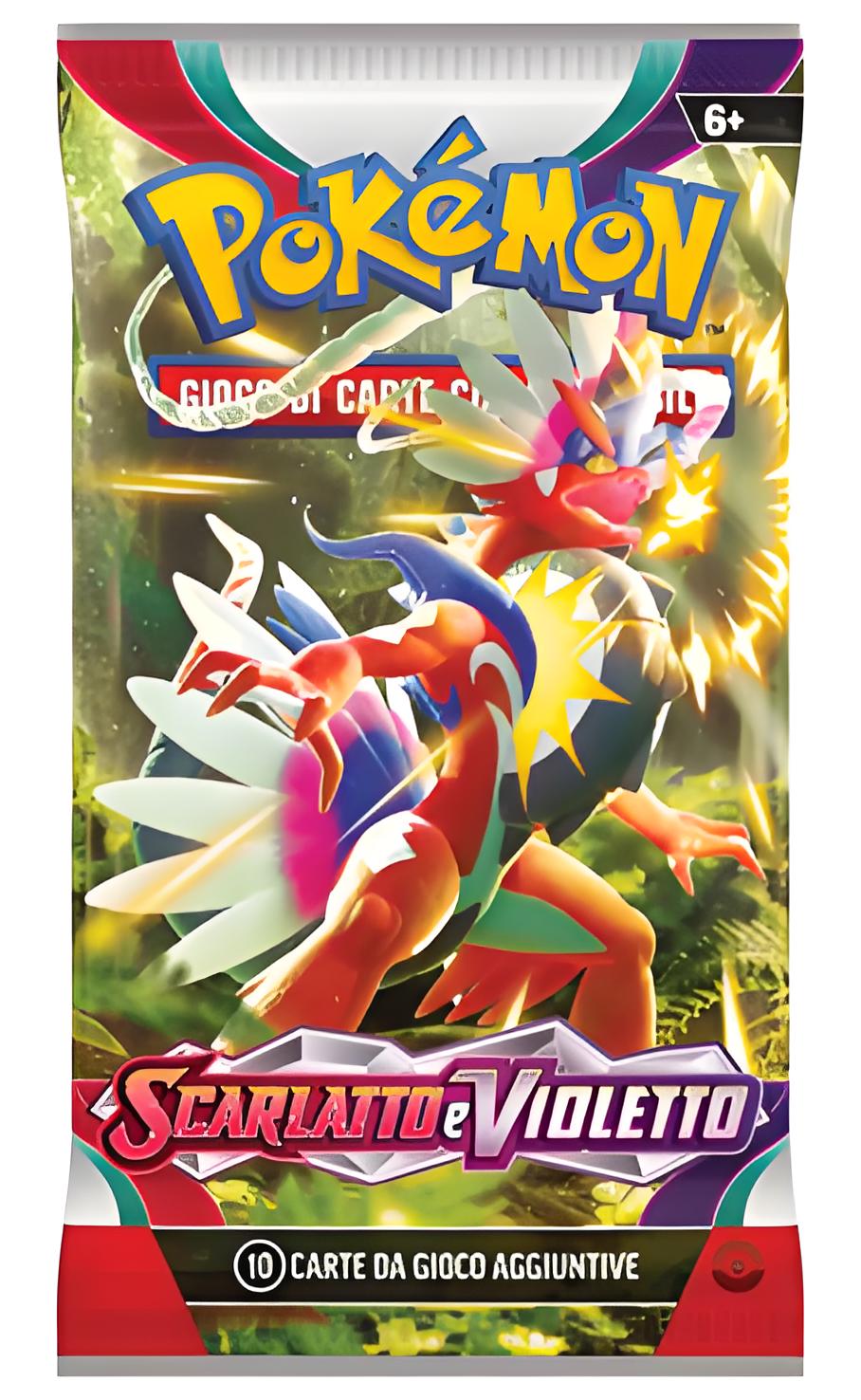 Bustine Pokémon Scarlato & Violetto 4 Art Work - Scarlato & Violetto - ITALY