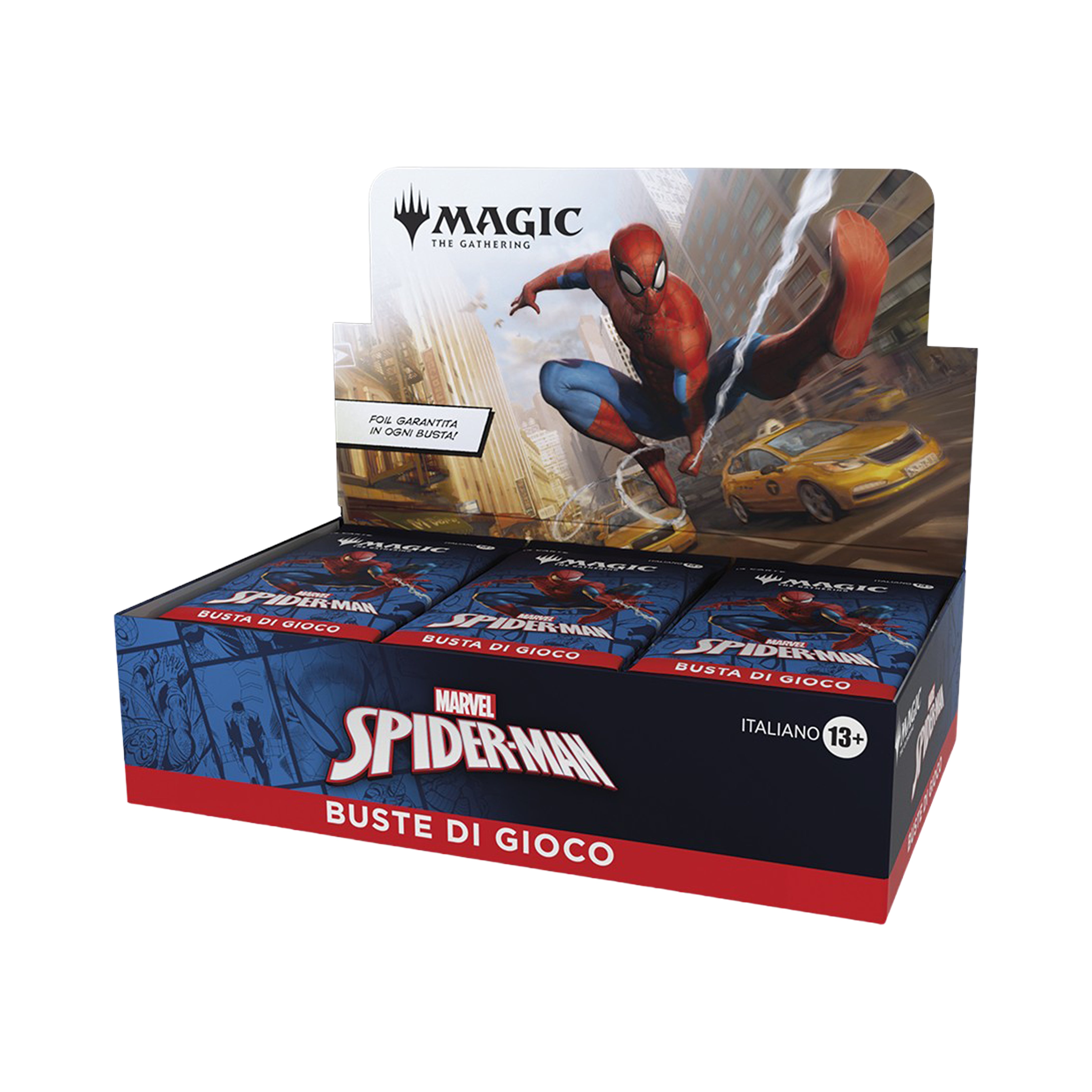 MAGIC - Marvel Spiderman Display da 30 Buste - ITALIANO