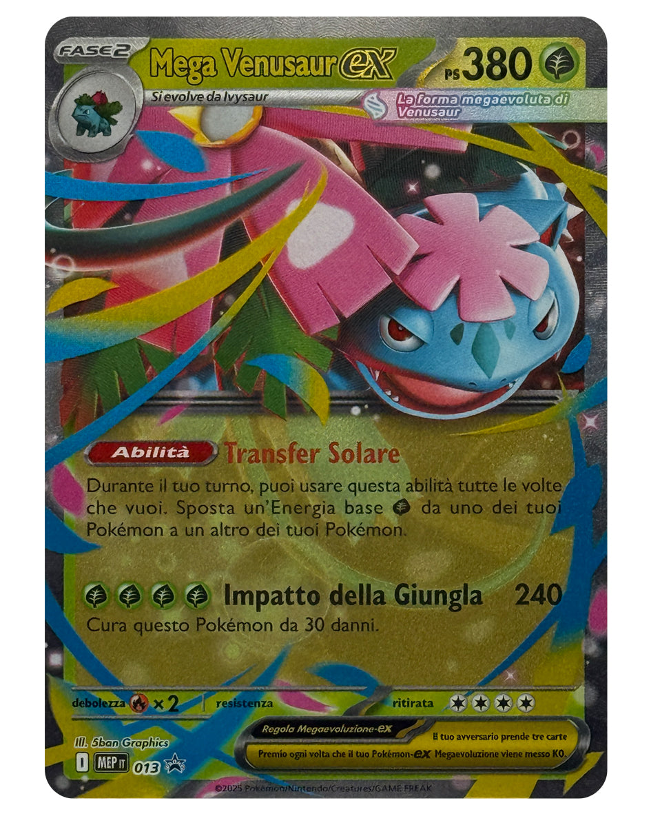 MEP 013 Mega Venusaur ex - Black Star Promos - ITALY