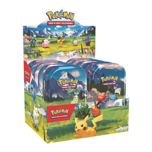 Pokémon Megaevoluzione Ascesa Eroica Mini Tin Prodotto Sigillato 10X - ITALY