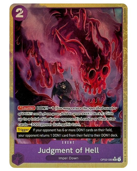 OP02-069 AA Judgment Of Hell V.4 (PRB01) - ENGLISH