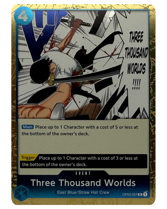 OP03-057 R Three Thousand Worlds