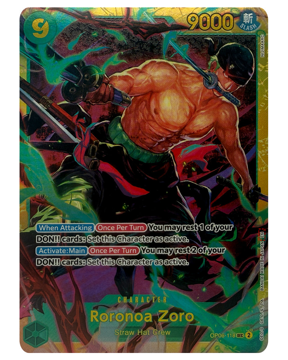 OP06-118 SEC Roronoa Zoro