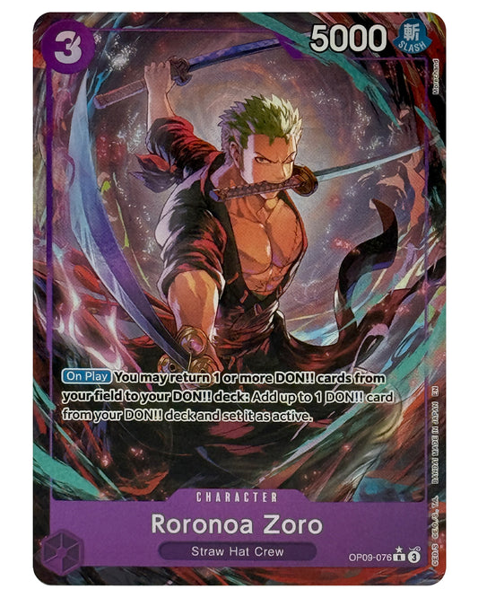 OP09-076 AA Roronoa Zoro V.2 - ENGLISH
