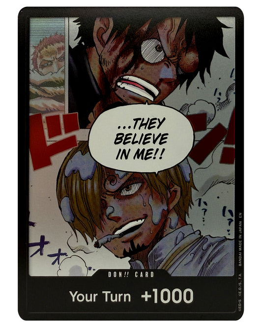 OP11 DON FOIL Luffy&Sanji