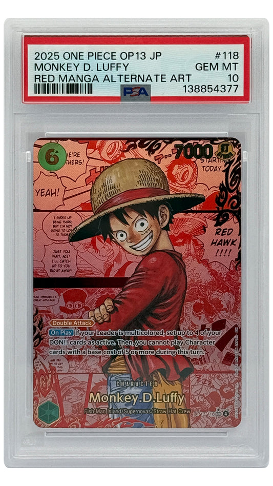 OP13-118 RED MANGA Monkey.D.Luffy