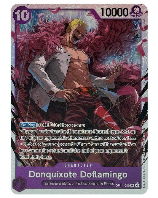 OP14-069 SR Donquixote Doflamingo V.1 - ENGLISH