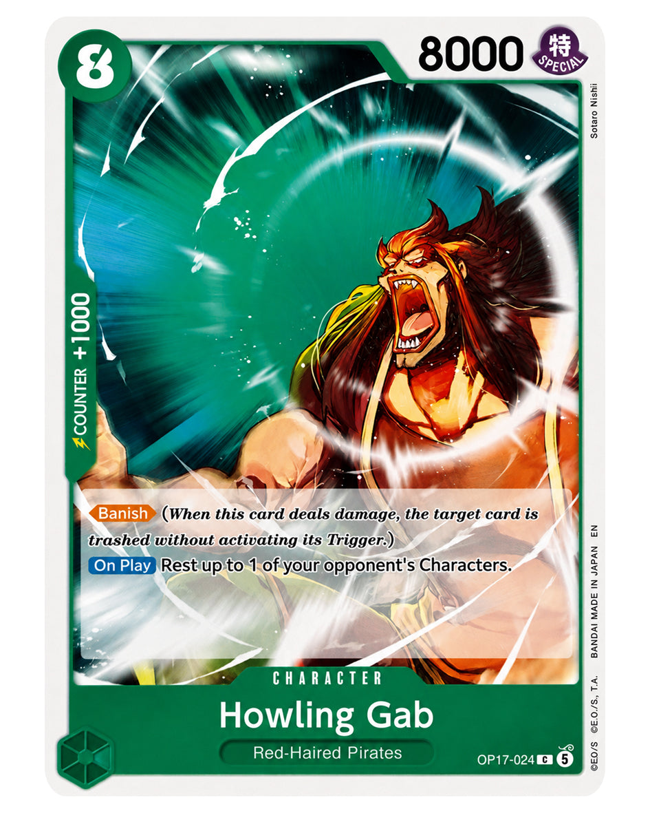 OP17-024 C Howling Gab - ENGLISH
